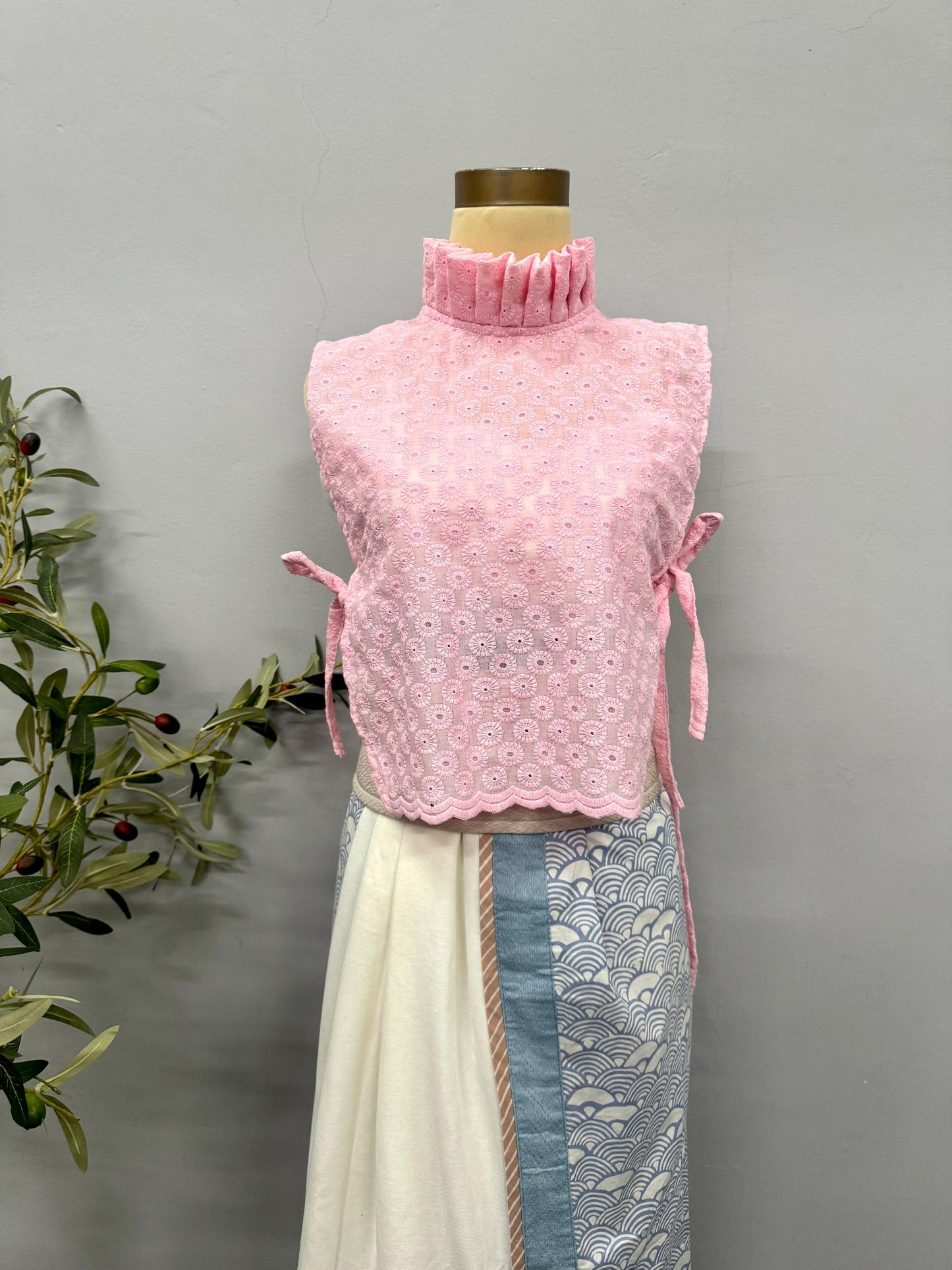 Pleated Vest