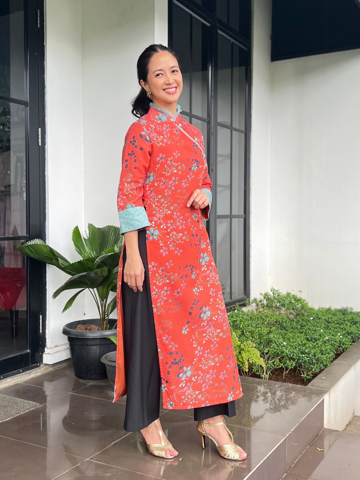 Tunik cheongsam