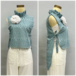 Pleated Vest