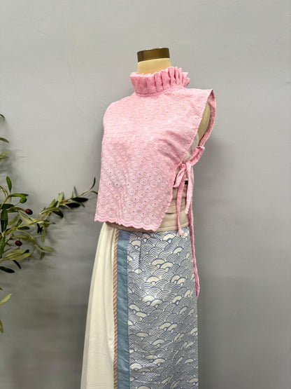 Pleated Vest