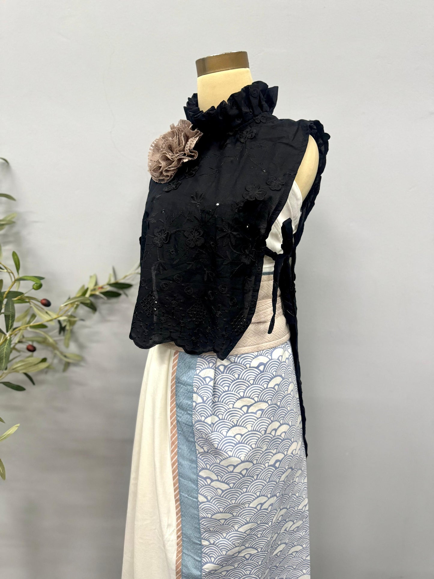 Pleated Vest
